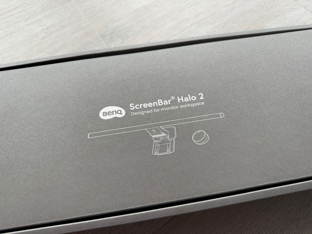 Die Verpackung der ScreenBar.