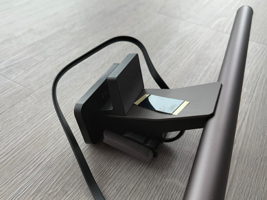 Platz für die Webcam-Halterung.