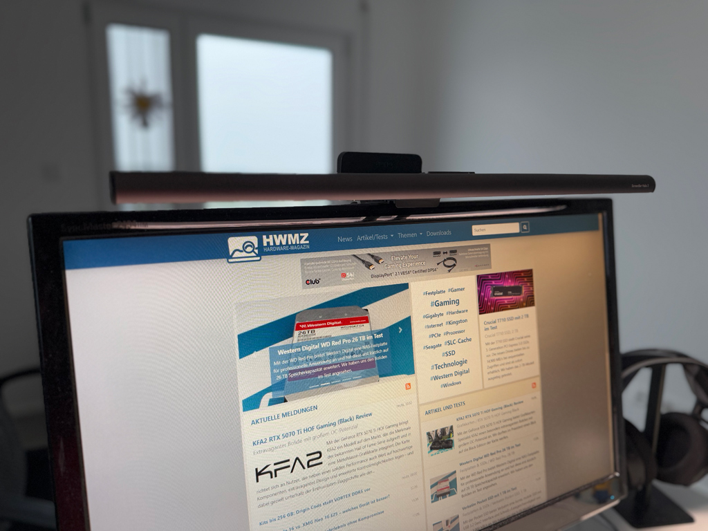 Es entstehen keine Blendflecken.